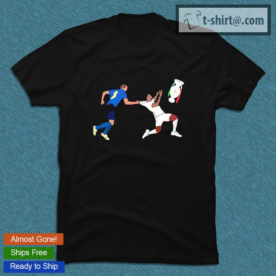 Funny Chiellini vs Saka shirt